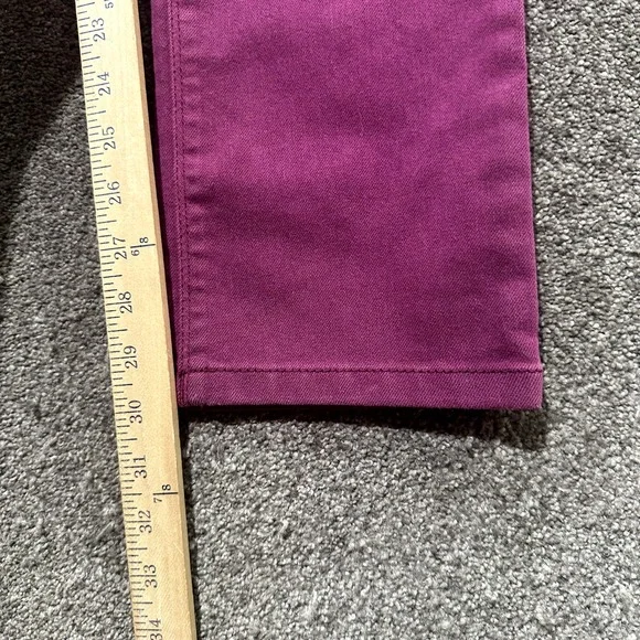 DL1961 Jeans Women 29 Pink Denim SAMANTHA Slim Straight Mid Rise Stretch Comfort - Picture 7 of 16